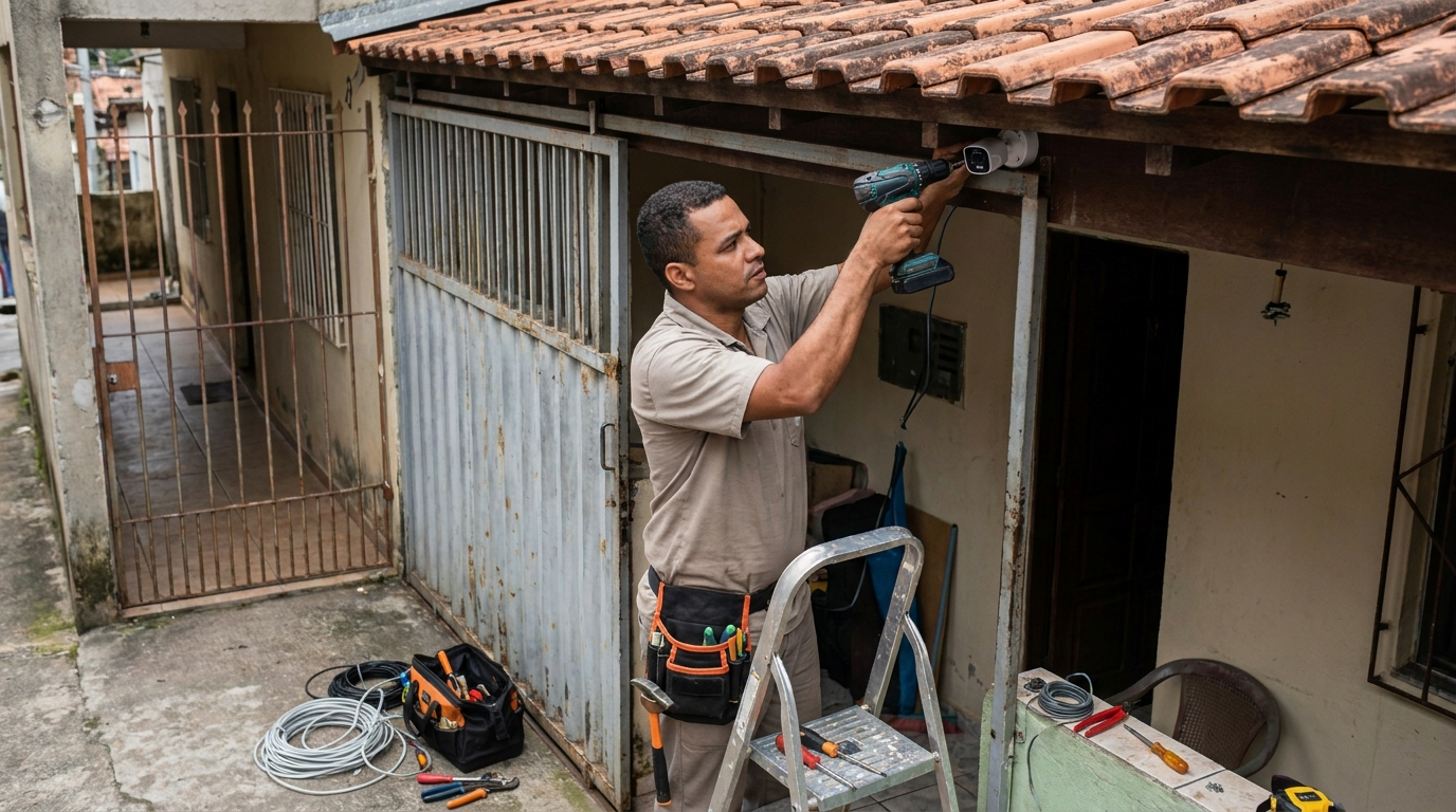 Instalacao de cameras de seguranca em Suzano‑SP