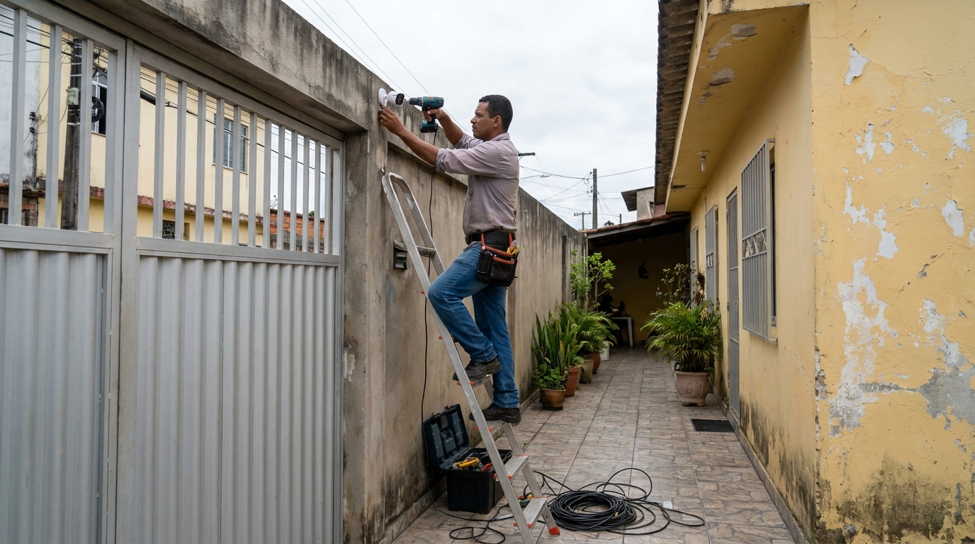 Instalacao de cameras de seguranca profissional em Suzano‑SP