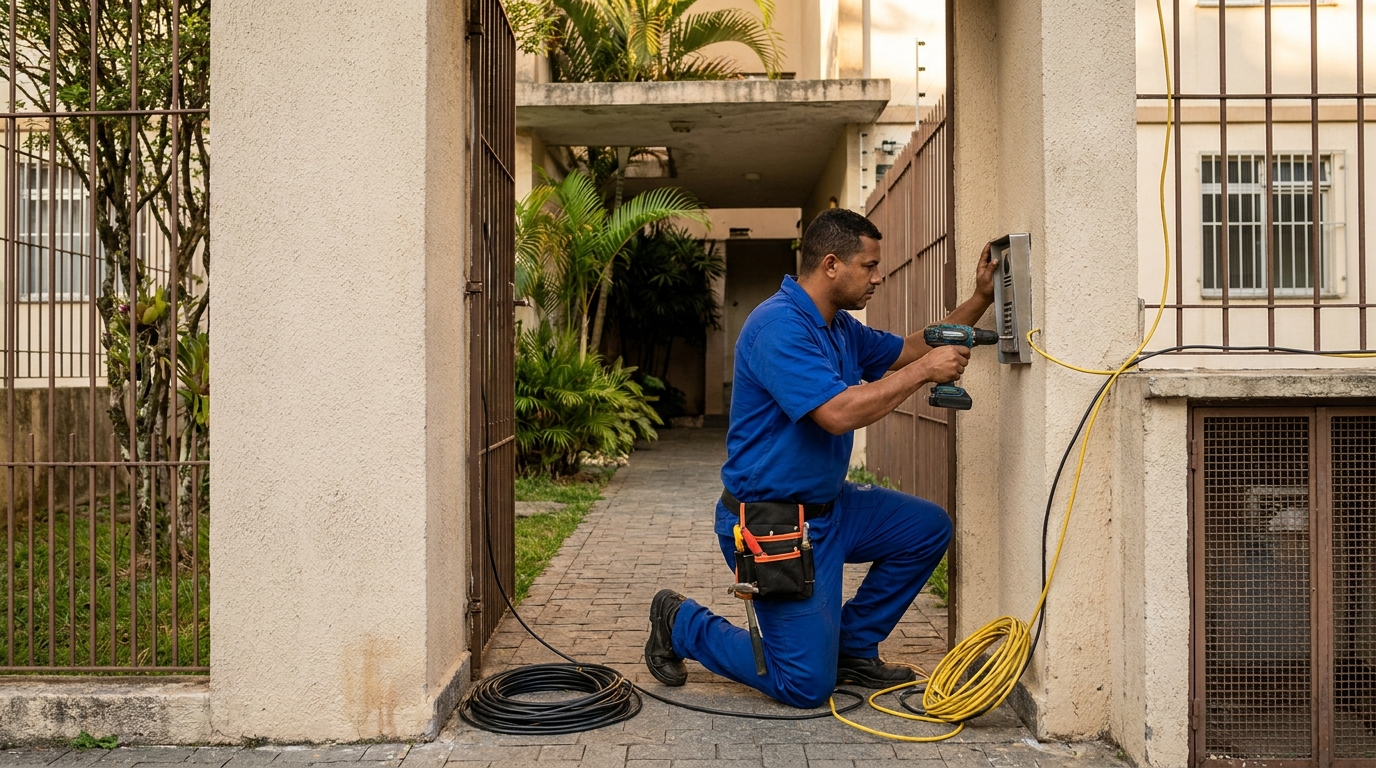 Instalacao de interfone profissional em Suzano‑SP