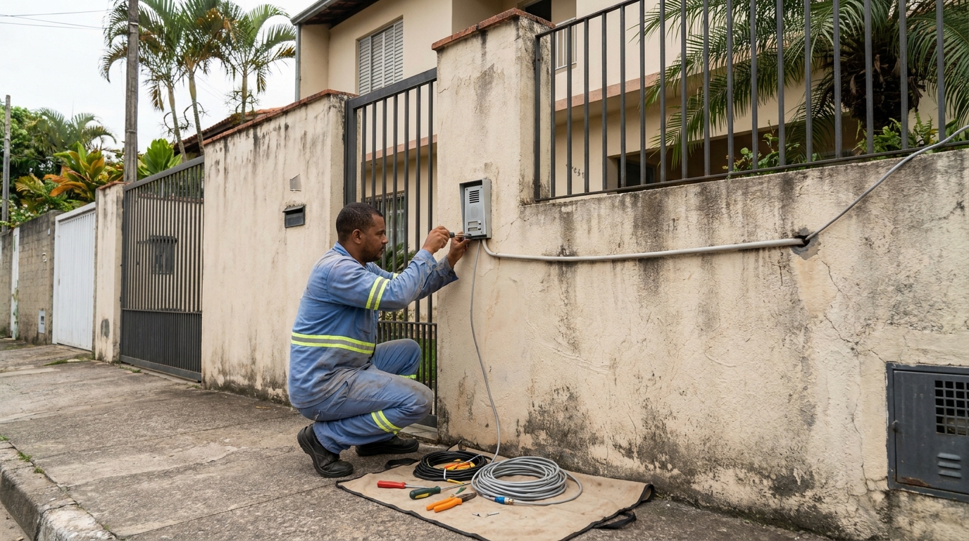 Instalacao de video porteiro em Suzano‑SP